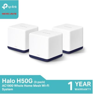 Mercusys Halo H50G (3-pack) AC1900 Whole Home Mesh Wi-Fi System