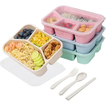 20pcs Meal Prep Containers 3 Compartment Food Storage Box Microwave Safe  Lunch Boxes Bento Box With Lid