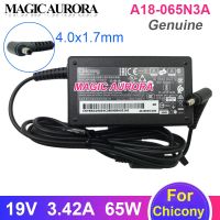 Universal Original สำหรับ Chicony A18 065N3A 65W Charger 19V 3.42A A065R178P 4.0X1.7มม. อะแดปเตอร์ AC สำหรับ Acer แล็ปท็อปแหล่งจ่ายไฟ