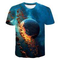 New Cosmic Planet Space Galaxy 3d Printing Mens Lady Kids Casual เสื้อยืด Starry Cool Top แฟชั่นสตรีทไลท์กีฬา