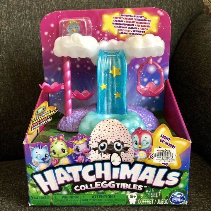 Authentic Hatchimals Colleggtible Light Up Slide Waterfall Playset Lazada PH