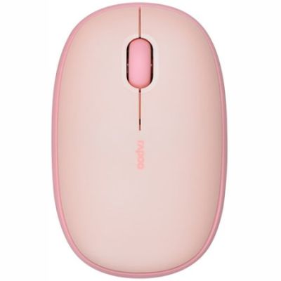 เมาส์ Rapoo M650 Silent Multi-mode Wireless Mouse PINK (รับประกันศูนย์ Synnex 2 ปี)