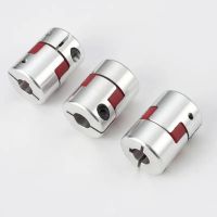 Coupler D25l30ชุดที่มีความยืดหยุ่นข้อรัดแบบสองรู Od 25Mm L 30Mm เพลา Cnc ข้อต่อเพลากราม5/6/6.35/7/8/9/10/12Mm Coupler