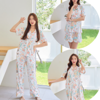 ชุดนอน Muslin pajamas Silk Satin ( รุ่น N1067,T1067,K1067)