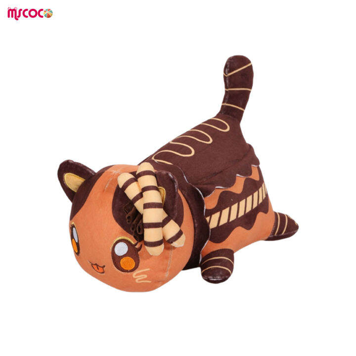 mscoco-ตุ๊กตาตุ๊กตาของเล่นยัดไส้แมวตุ๊กตาผ้ากำมะหยี่น่ารักน่ารัก-aphmau-ตุ๊กตาจำลองน่ารักสร้างสรรค์ยัดไส้ของเล่นสำหรับเด็กของเล่นมาพร้อมกับการนอนหลับ