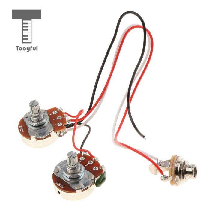 tooyful-bass-wiring-harness-prewired-3-way-toggle-switch-250k-1t-1v-pots-for-electric-bass