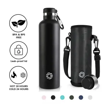 1000ml 1200ml Thermal Water Bottle Large Capacity With Straw Sport
