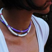 【CC】✣ Corinada Colorful Pottery Beads Polymer Clay Beaded Strand Choker Jewelry