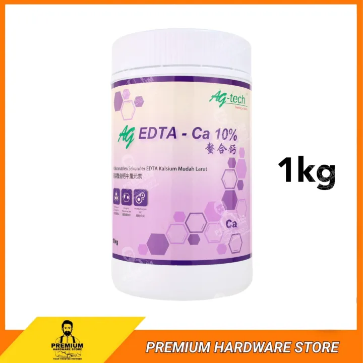 AG-TECH Ag EDTA - Ca 10% 1KG Calcium Chelate Manure Fertilizer ...