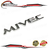 logo MIVEC โลโก้ MIVEC ใส่ MITSUBISHI ชุปโครเมี่ยม.มีบริการเก็บเงินปลายทาง