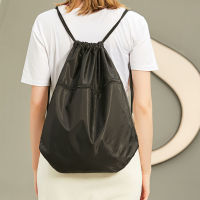 【ZNBY】Drawstring กระเป๋า Duffel ขนาดใหญ่กระเป๋ายิม Polybag กระเป๋ายิมพร้อมกระเป๋าซิปกระเป๋าเดินทางกระเป๋าเป้สะพายหลังน้ำหนักเบากันน้ำ