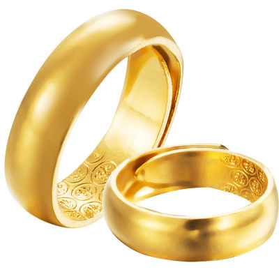 [ฟรีค่าจัดส่ง] แหวนทองแท้ 100% 9999 แหวนทองเปิดแหวน. แหวนทองสามกรัมลายใสสีกลางละลายน้ำหนัก 3 กรัม (96.5%) ทองแท้ RG100-94