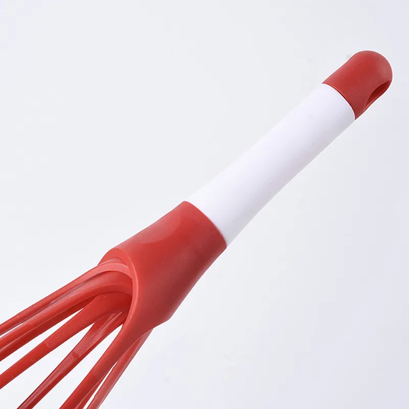 Collapsible 2-In-1 Balloon/Flat Whisk Manual Egg Beater Foldable