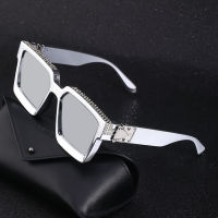 The New Oversized Rectangle Rhinestone Mosaic Sunglasses Men Fashion Trend Sun Glasses Women Out of the ordinary UV400