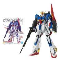 Bandai-Figura De Acción Original De Gundam, Kit De Modelos De MG 1/100 ZETA GUNDAM Ver.ka,Juguetes Colecionables,Regalos Para Niños