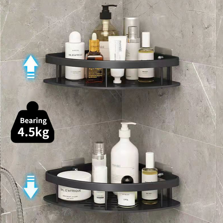 plastic-shelving-unit-tiered-shower-rack-wall-mounted-bathroom-shelves-bathroom-corner-shelf-hanging-shower-organizer