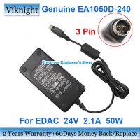 Dc 2023. . อะแดปเตอร์ AC ไฟฟ้า EDAC 24V2.1A50W EA1050D-240พาวเวอร์ซัพพลายสำหรับ WP-520 Winpos ที่ Charger Laptop ขา3ขา