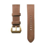 ❆❀ 24mm Watch Strap Canvas Band with Copper watch buckle