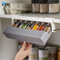 Spice Rack Kitchen Cabinet Storage Door Spices Condiments Pull Out Under Shelf Kitchen Household Items Supplies Organization Set