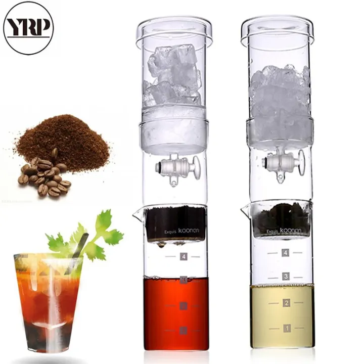 Ice Cold Brew Coffee Maker 400Ml Portable Reusable Ice Drip Coffee