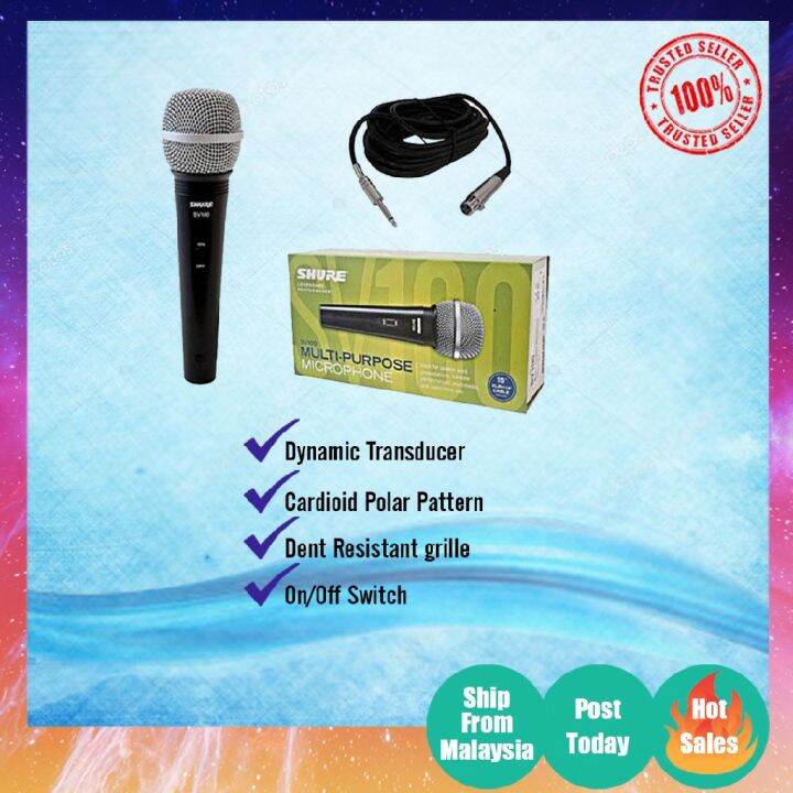 SHURE SV100 MultiPurpose Microphone Vocal Mic Lazada
