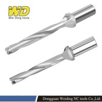 เครื่องมือเจาะ U Spade ดอกสว่านสว่านจอบเซาะร่องเจาะเครื่องมือ CNC แบบถอดเปลี่ยนได้ U Drill สําหรับการเจาะรูลึก