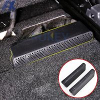 Newprodectscoming 2Pcs For Peugeot 3008 5008 II 2017 2018 Under Seat Floor Rear AC Heater Air Conditioner Duct Vent Cover Grill Outlet Covers