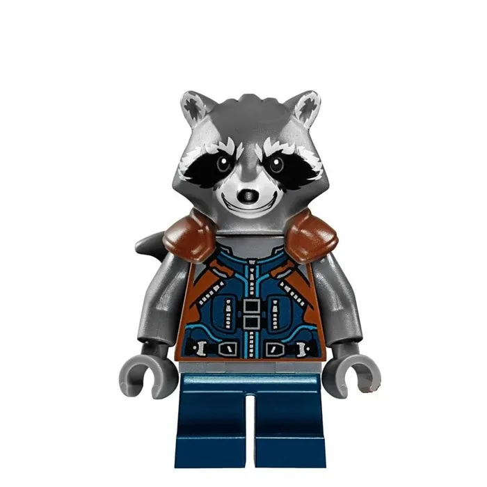 lego rocket raccoon minifigure