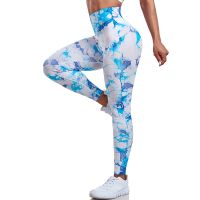 【CC】☃✸  Tie Dye Pants Sport Leggings Seamless Waist Push Up Workout Tights Leggins Gym Clothing 2023