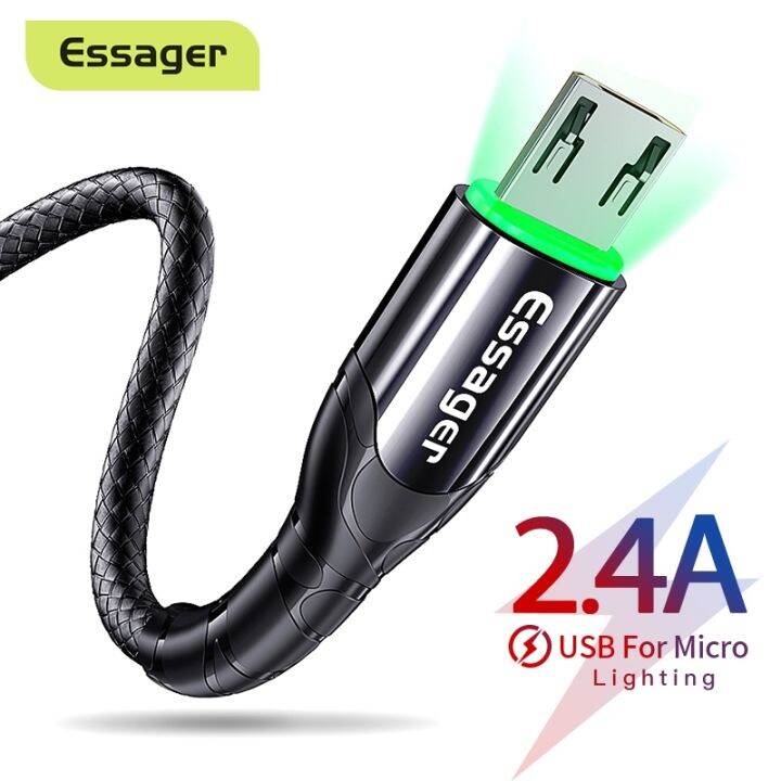 spot-express-essagermicro-เครื่องชาร์จ-usb3acharging-microusb-forxiaomi-data-wire-cordmobilecable2m
