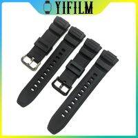 ☼✽ Silicone Replacement Wrist Strap For Casio W-S220 HDD-S100 MCW-100 110H AE-2000W 16mm High Quality Waterproof Strap WatchBand