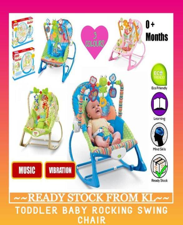 Premium Rocker Bouncer Toddler Music Sleeping Baby Rocking Swing Chair