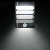 LED Aluminum Wall Lights Wireless Stick Anywhere Battery Powered Motion Sensor Lights Wall Sconce Spot Light Bathroom Light Hall