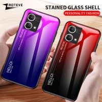 Reno7 Case ZROTEVE Gradient Tempered Glass Cover For OPPO Reno 6 7 8 Pro Z 6Z 7Z 8Z Reno6 Reno6Z Reno7Z Reno8 Lite Phone Cases