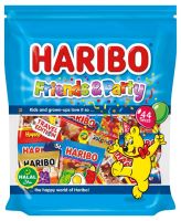 Haribo Friends &amp; Party Multypack Size 1 ห่อ มี 44 ห่อเล็ก รวม 4 แบบ น้ำหนัก 649 กรัม  EXP 21/04/24