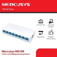 Mercusys(เมอร์คิวซิส) 8-Port 10/100Mbps Desktop Switch – MS108