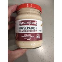 ⭐ Masterfoods Horseradish Cream Jar 175g ซอสำหรับจิ้มเนื้อ 175กรัม⭐