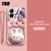 YBD 2023ใหม่3Dแคนดี้เคสโทรศัพท์สำหรับหญิงสาวน่ารักสำหรับ OPPO Realme C33 C33 2023 เคสกล้องแม่นยำเคสโทรศัพท์ยอดนิยมที่ครอบรูปแบบน่ารักฟรี