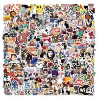 【CW】☃℗┅  10/50/100/200/300PCS Anime Fashion Logo Graffiti Stickers Laptop Skateboard Decal Sticker