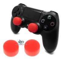 Silicone Convex XL Tall Thumb Grip Caps Joystick Thumbstick For PS4 Xbox ONE Xbox 360 Wii U Controller - Red ซิลิโคนอนาล็อก [จุกยาง] แบบทรงสูงนูน สีแดง