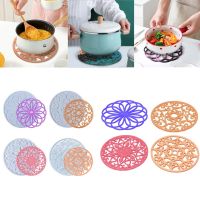 Epoxy Home Decor Making Tools Tray Cup Mat Casting Mould Silicone Mold Round For DIY Crafts Flower