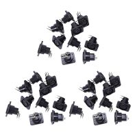 30Pcs Black XLR 3Pin Female Jack Panel Mount Chassis PCB Socket Connector