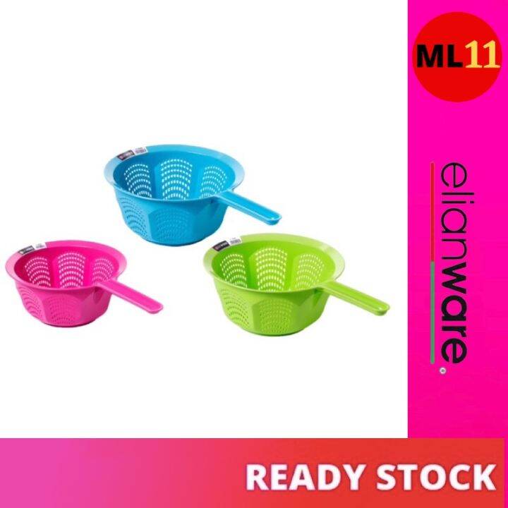 ELIANWARE Food Colander Drainer Sieve Basket Penapis Makanan with ...