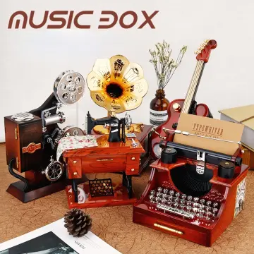 Mini Hand Cranking Music Movement DIY Music Box Decorative Collectibles  Music Mechanical Music Box Hand Crank Music Box