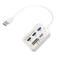 Cherr Electronic】ฮับไมโคร USB คอมโบ3.0 3พอร์ตเครื่องแยกพลังงานเครื่องแปลง Tf/sd/ms/ M2เครื่องอ่านการ์ดอุปกรณ์คอมพิวเตอร์ PC ทั้งหมดในเครื่องเดียว