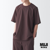 มูจิ เสื้อยืดผ้าระบายอากาศแขนสั้น ผู้ชาย - MUJI Breathable Stretch T-Shirt