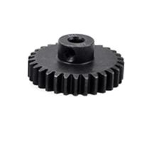 M1 5Mm Black Steel Metal Pinion Motor Gear for 1/10 Rc Model Car