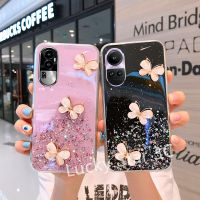 ปลอกอ่อนมีในสต็อกสำหรับ OPPO Reno10 Pro Pro+ A78 4G 5G เคส Phone Case ฟ้าเต็มไปด้วยดวงดาว3D ผีเสื้อฝาหลังโทรศัพท์ป้องกันการตกหล่นเคสโทรศัพท์กากเพชร