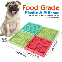 Slow Feeder Dog Food Tray Pet Licking Tray Bottom Sucker Non-slip Pet Toy Licking Mat Puzzle Dog Bowl Dog Accessories