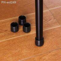 22mm 4Pcs Anti-skid glides shock Floor Protector Soft Rubber Furniture Chair Table Feet Leg Bottom Screw on Pad Black Duable